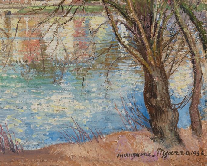 Georges Manzana Pissarro - Les Reflets dans l&#39;Eau | MasterArt